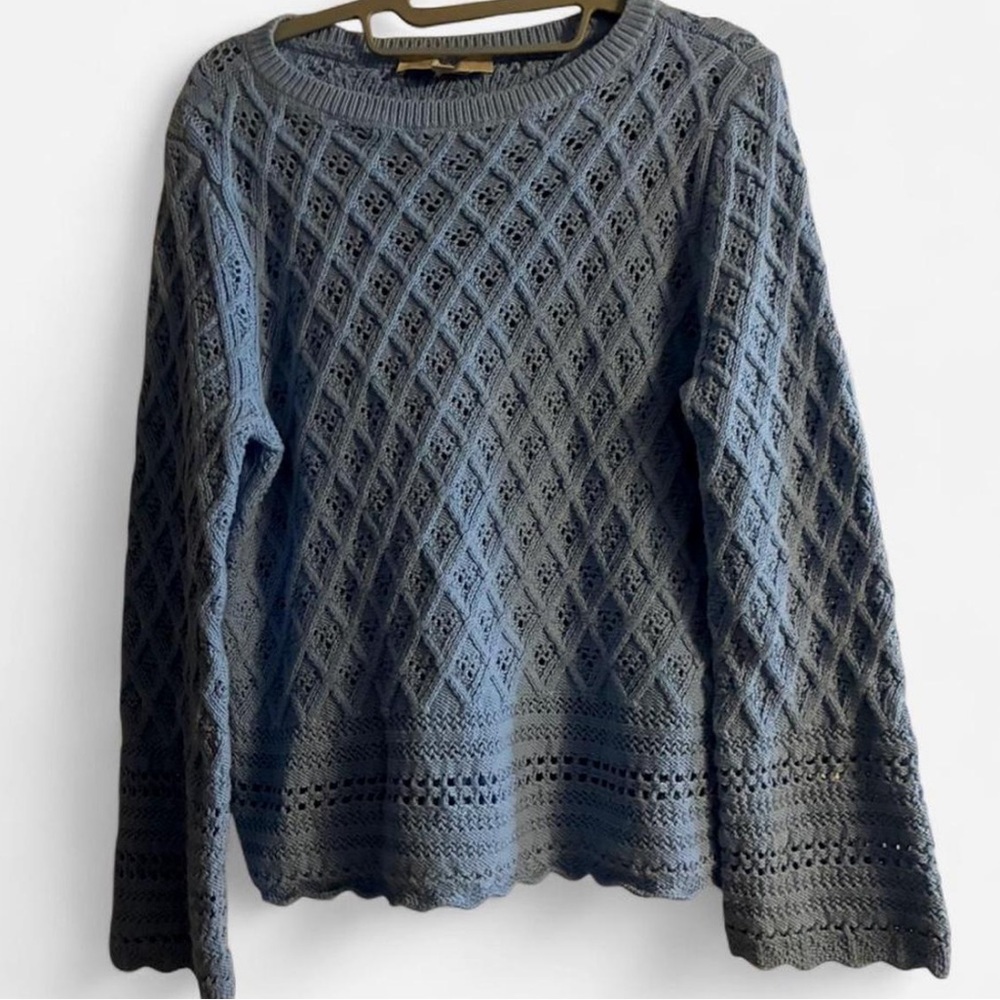 LOFT women’s blue summer sweater size L